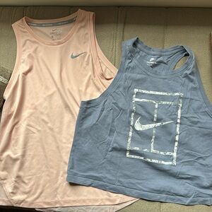 Nike racer back tops. Selling as a set.